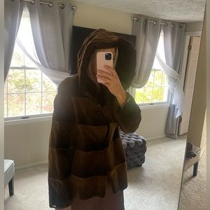 Fur coat - mink and saved beaver. Beautiful coat for everyday.